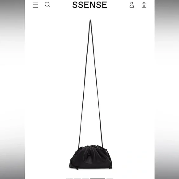 BOTTEGA VENETA Black Mini Clutch Pouch - Picture 4 of 15